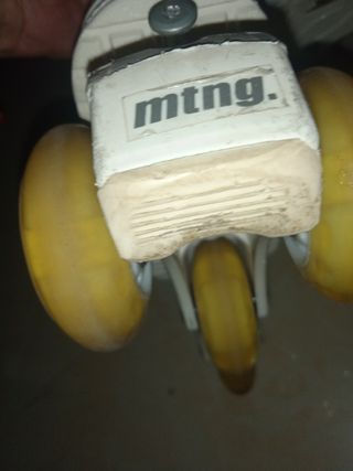 Patines en línea Mustang blancos