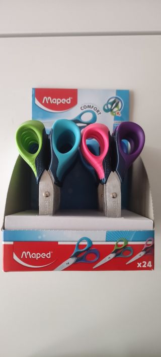 Tijeras Maped Comfort más de 4 años.
Ergonómicas