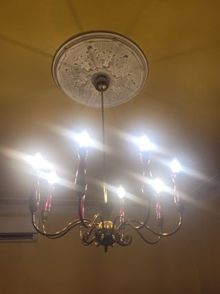 Lampada vintage ottone anni '50