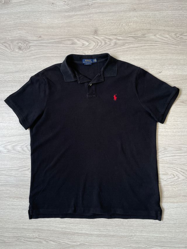 Ralph Lauren Polo Cotton Embroidered Logo Black