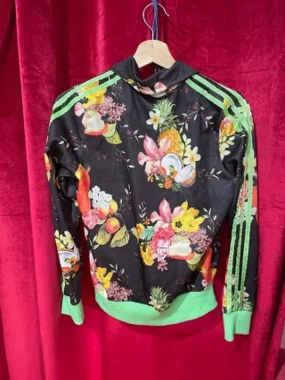 Chaqueta Adidas floral vintage M