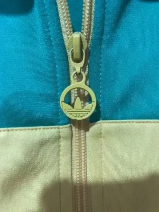 Chaqueta Adidas Verde Amarilla Vintage Talla M