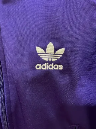 Chaqueta Adidas Vintage S - Violeta/Blanca