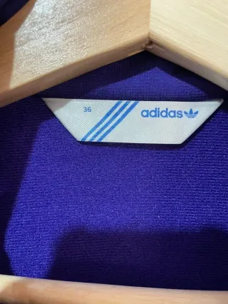 Chaqueta Adidas Vintage S - Violeta/Blanca
