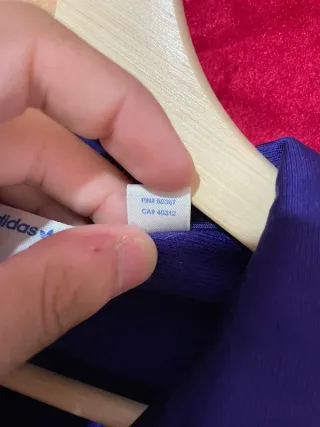 Chaqueta Adidas Vintage S - Violeta/Blanca