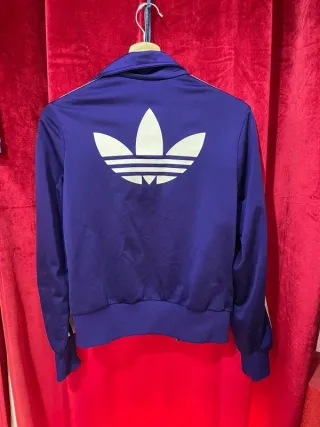 Chaqueta Adidas Vintage S - Violeta/Blanca