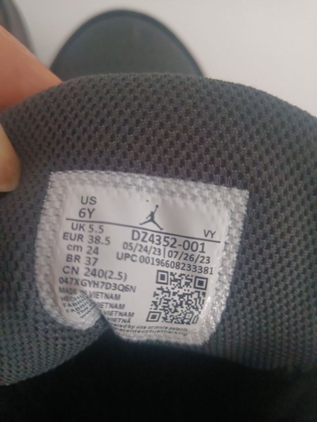 Scarpe tg 38.5 Nike Air Jordan nere