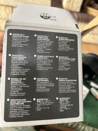Hinchador Intex eléctrico a pilas