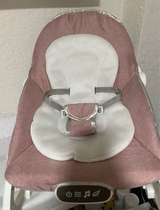Hamaca Bebé - Rosa y Gris