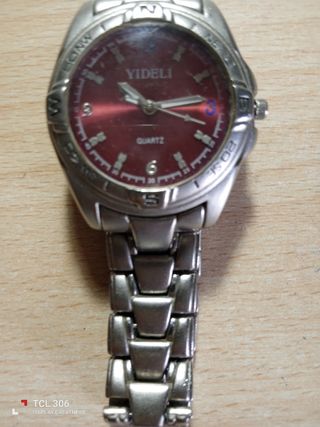 Orologio YIDELI - rosso e argentato