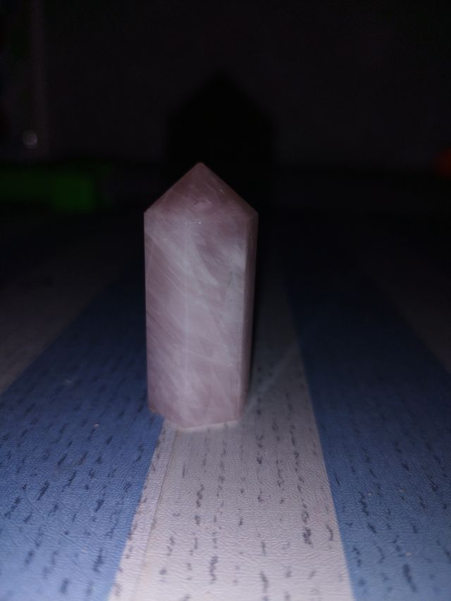 Punta cuarzo rosa 5cm
