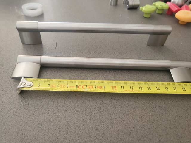 Tiradores acero inoxidable - 2 uds