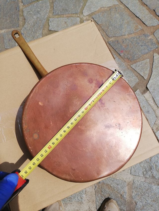 Pentole e Scaldaletto Vintage in rame.