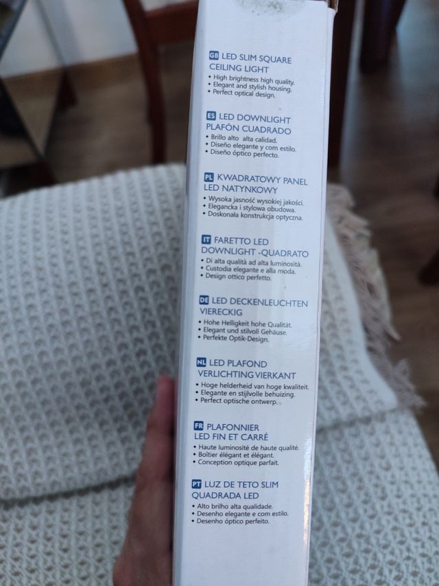 Plafón LED blanco 18W nuevo