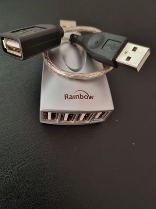 Hub USB Rainbow 4 puertos