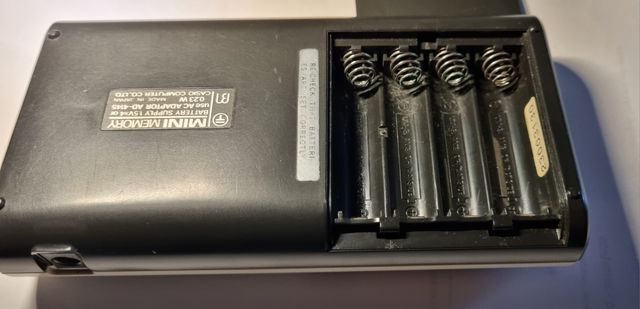 Casio Mini Memory Calcolatrice Vintage