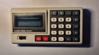 Casio Mini Memory Calcolatrice Vintage