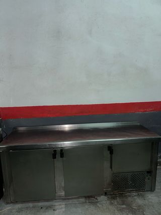 Bajomostrador frigorifero in acciaio 2mx60x85