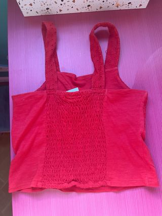 Top Zara niña rojo - 11-12 años