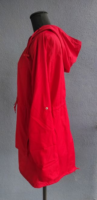 Chaqueta roja ligera mujer