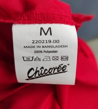 Chaqueta roja ligera mujer