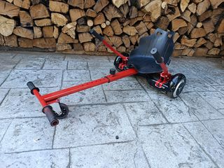 Kart eléctrico hoverboard rojo