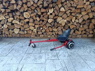 Kart eléctrico hoverboard rojo