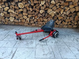 Kart eléctrico hoverboard rojo