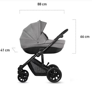 Cochecito Bebé 2 en 1 Ligero