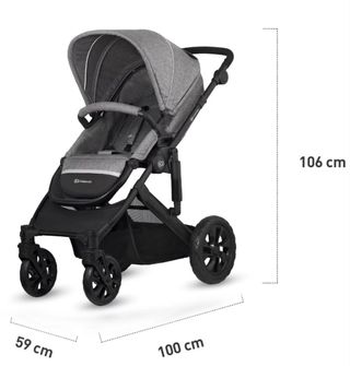 Cochecito Bebé 2 en 1 Ligero