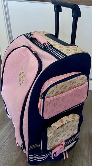 Maleta infantil rosa y azul