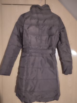 Abrigo Lefties mujer gris talla M