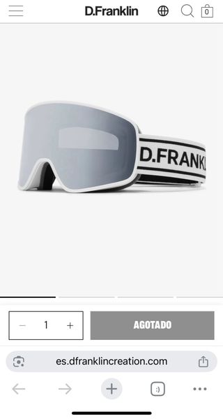 Gafas nieve D.Franklin Blizzard color BLANCO.