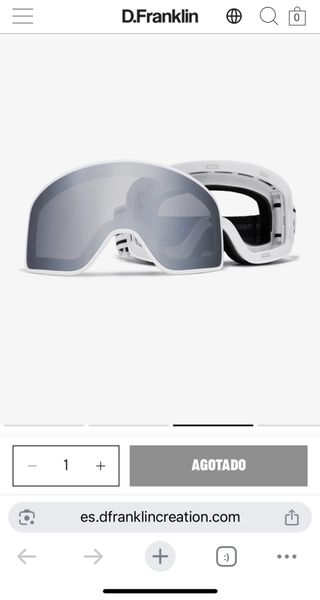 Gafas nieve D.Franklin Blizzard color BLANCO.