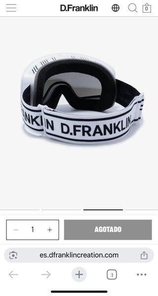 Gafas nieve D.Franklin Blizzard color BLANCO.