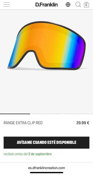 Gafas nieve D.Franklin Blizzard color BLANCO.