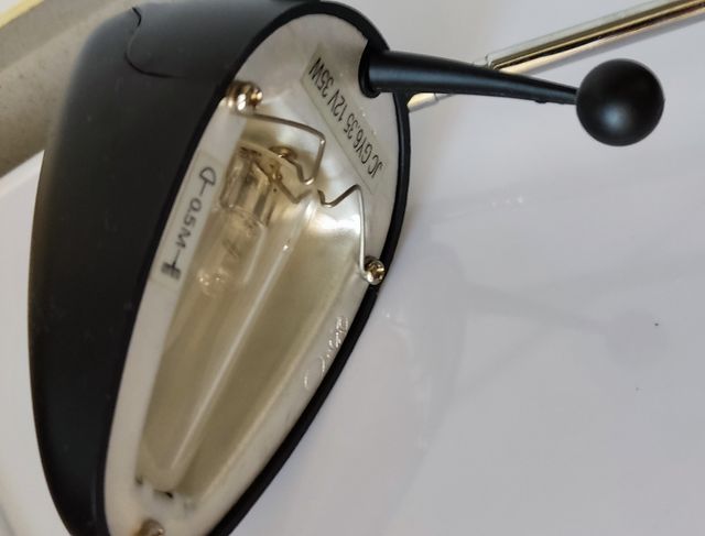 Lampara Escritorio Extensible Negra