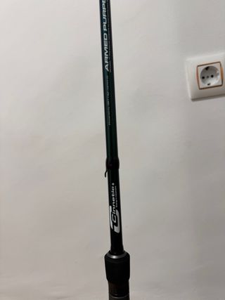 Caña casting cinnetic armed bass purple