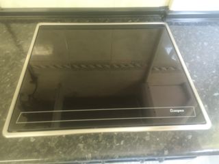 Placa cocina gas y electrica Aspes con tapa