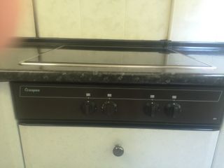 Placa cocina gas y electrica Aspes con tapa