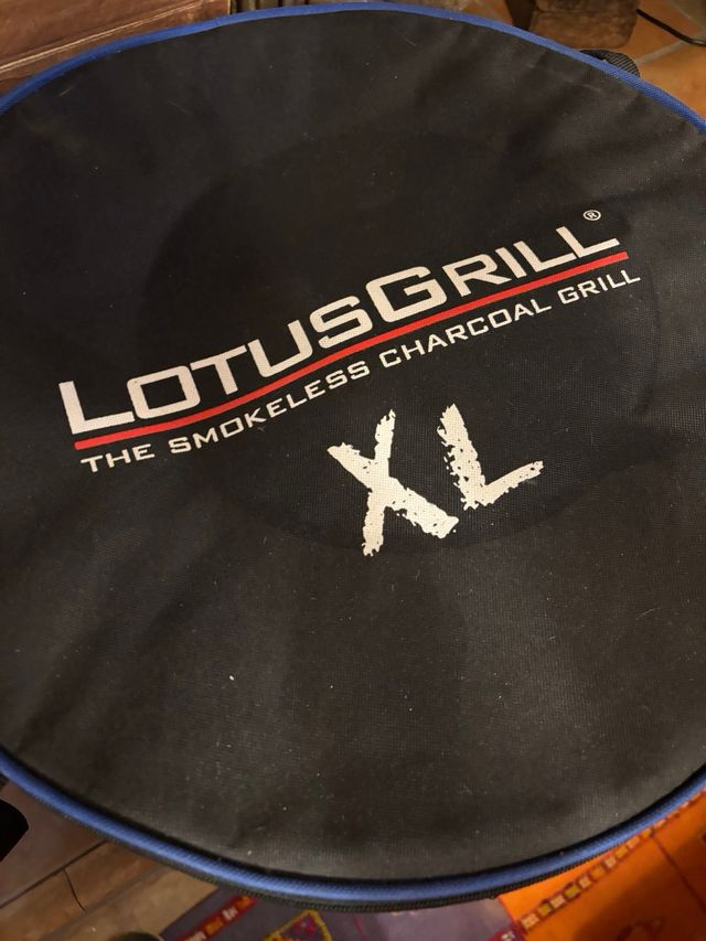 LotusGrill XL azul - Grelhador a carvão