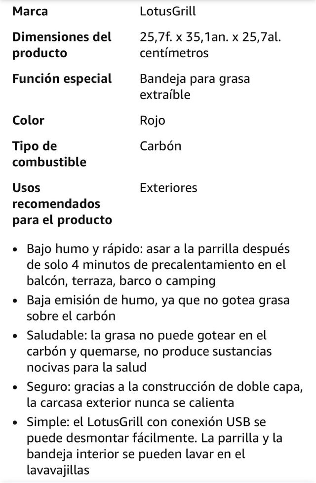 LotusGrill XL azul - Grelhador a carvão