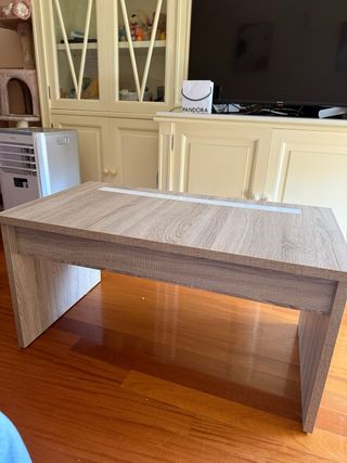 Mesa centro extensible - madera
