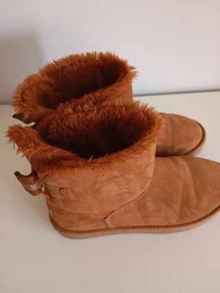 Botines Xti marrón, talla 37