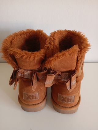 Botines Xti marrón, talla 37