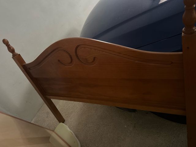 Cabecero madera marrón 1,50m