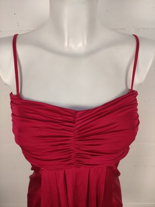 Mini abito rosso estivo donna