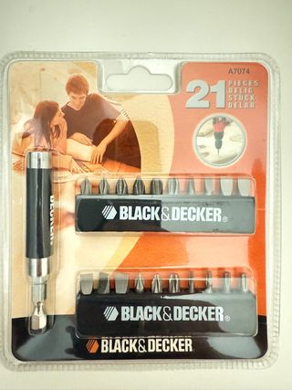 Juego puntas Black & Decker (21 piezas)