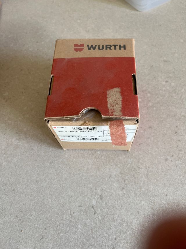 Condena Aluminio Negra 5mm Würth