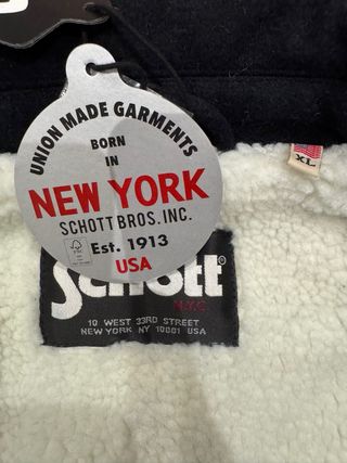 Chaqueta Schott NYC Timber1 negra